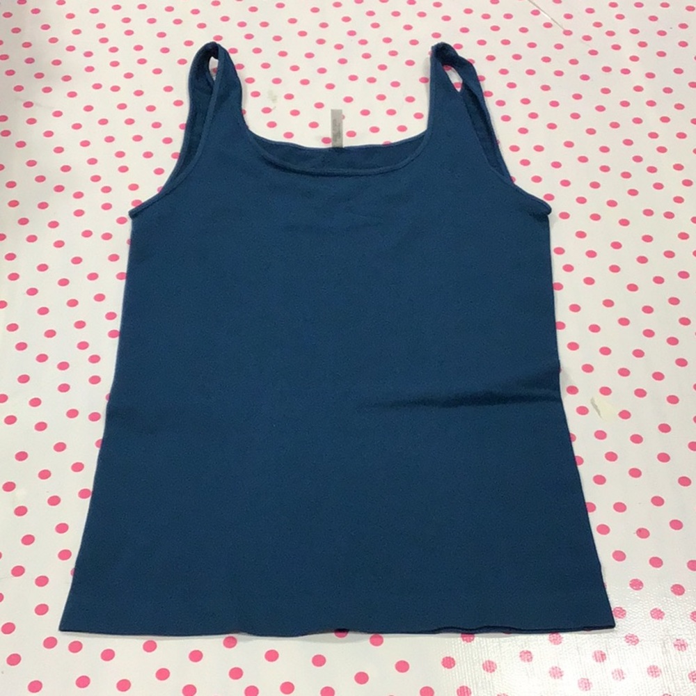Skinnytees tank, one size fits most, teal